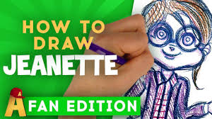 Add some extra details and the ground around alvin's chipmunk. Nickalive How To Draw Jeanette Alvin And The Chipmunks The Chipmunks Channel