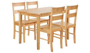 Buy Argos Home Chicago Extendable Table 4 Chairs Natural Dining Sets Argos Wooden Dining Set Solid Wood Dining Table Wood Dining Table