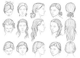 500x603 cabelo desenho desenhando drawings, tutorials. Godtricksterloki Hair Style References By Face Drawing Reference Female Face Drawing Art Reference