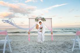 The most romantic and wonderful wedding ceremony is on a beach. Atlantic Beach Sun Sea Beach Weddings