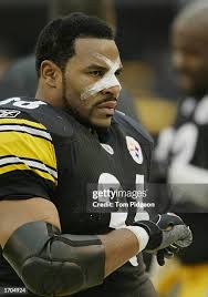 Wayne Gandy of the Pittsburgh Steelers during a game against the... News  Photo