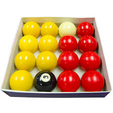 It is basically the way the balls are arranged before starting the game. Strikeworth Competition 2in Red Yellow Pool Balls Liberty Games