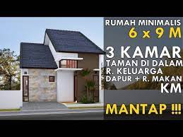By denah rumah id on december 25, 2019 no comments. Desain Rumah 6 X 9 M Dgn 3 Kamar Di Desa Tapi Mewah Youtube