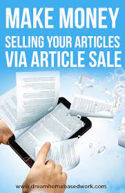 Articlesale: Make Money Selling Your Articles Online