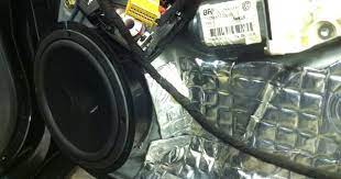 Hertz Audio Speakers With Soundproofing Installed In A Seat Leon Cupra R Hertz Audio Sound Proofing Car Audio
