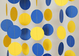 Blue Yellow Graduation Garland Nautical By Fabulouslyhomemade 10 00 Cumpleanos De Los Minions Decoracion Con Amarillo Decoracion De Cumpleanos