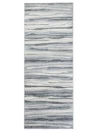 Bis zu 40% reduziert teppichläufer online kaufen bei otto › große auswahl top marken kauf auf rechnung ratenkauf möglich jetzt bestellen! Sari Teppich Laufer Kurzflor Modern Streifen Grau Creme Tapiso Teppiche Online