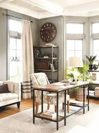 35 Office Space In Living Room Fitting Suggestions Gray Home Offices Home Office Design Home