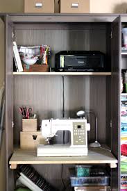 Mirrored wardrobes make rooms look more spacious too. Ikea Hack Wardrobe To Sewing Room Ikea Hacks Wardrobe Hemnes Wardrobe Ikea Hack