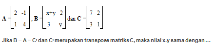Maybe you would like to learn more about one of these? Soal Matematika Matriks Kelas 11 Sma Dan Kunci Jawaban Lengkap Pembahasan Tribun Pontianak