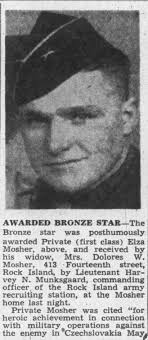 PFC Elza Mosher Jr. (1920-1945)