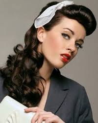 Besides lots of layered haircuts that can amp up your curl pattern. Vintage Hairstyles For Long Curly Hair Vintage Hairstyles For Long Hair Hair Styles Curly Hair Styles