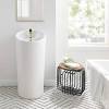This memoirs pedestal lavatory offers enduring elegance for your bath or powder room. 1