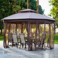 Quictent 12x12 Metal Gazebo With Mosquito Netting Sidewalls Screened Gazebo Canopy Pergola For Deck Patio And Bac Outdoor Gazebos Canopy Outdoor Gazebo Canopy