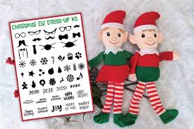 Download Elf Toy Kit Elf Dress Up Kit Graphic By Oldmarketdesigns Creative Fabrica SVG Cut Files