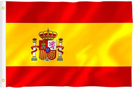 Die spanische flagge ist eine vertikale trikolore und zeigt in der mitte das nationale emblem. Rymall 2 Stuck 90 X 150 Cm Spanien Flagge Spanien Fahne Fanartikel Spain National Flag Bandera Nacional De Espana Bundes Und Landerflagge Aus Wetterfestem Material Mit Metallosen Es 90 X 150 Cm Amazon De Garten