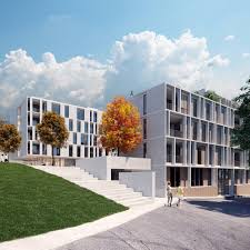 It lies along the ergolz river, southeast of basel. Liestal Housing Karpf Khalili Architects