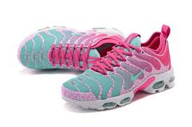 Nike Air Max Plus Tn Ultra Women S Running Shoes Pink Sky Blue Nike Air Max Plus Pink Running Shoes Nike Air Max