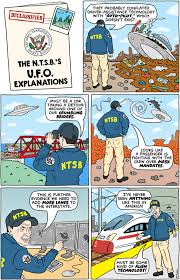 Cal hunter and claire segeren. Cartoon The N T S B S Ufo Explanations