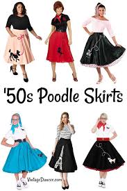 50s Poodle Skirts And Poodle Skirt Costumes At Vintagedancer Poodle Skirt Poodle Skirt Costume Poodle Skirt Outfit