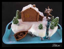 Une Cabane En Alaska Gateaux En Fete De Lilou 25 Gateaux 3d Gateau Fete Alaska