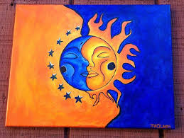 Check spelling or type a new query. Sun Loved Moon Original Art Painting Acrylic By Crystalcatstudio Art Painting Acrylic Moon Painting Painting