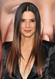 Long hair with feathered long bangs. Middle Part Long Hair Style