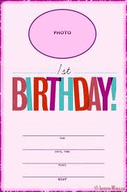 It's a milestone day for baby and a victory lap for you! Download 28 Birthday Party Invitation Template Blank 1st Birthday Invitation Card For Baby Boy