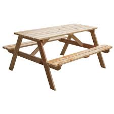 Uline stocks a wide selection of wood picnic tables. Gardenised Natural A Frame Wooden Outdoor Patio Deck Garden Picnic Table Qi003469l N The Home Depot