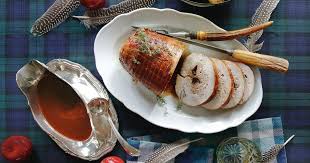 Weihnachtsmenu Schottische Truthahnroulade Schottische Rezepte Weihnachtsessen Essen Ideen