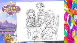 Sofia the first amber coloring pages in 2020 | disney princess coloring pages, coloring pages, disney princess colors Coloring Sofia The First Tea Time With Amber James Coloring Pages Coloring Book Youtube