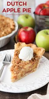 Classic Apple Pie Meets Apple Crisp In This Holiday Dessert Dutch Apple Pie Is Made In A Traditional Pie Crust Holiday Desserts Dutch Apple Pie Apple Recipes
