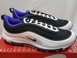 Nike Air Max 97 Mens Black And White Nike Air Max 97 Persian Violet White Purple Black Mens Shoe 921826 103 Size 12 Nike Runningshoes Nike Air Max 97 Nike Air Max Black Shoes Men