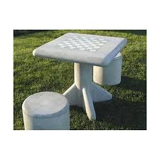 Outdoor Cement Chess Table Chess Table Backgammon Table Checkerboard Table