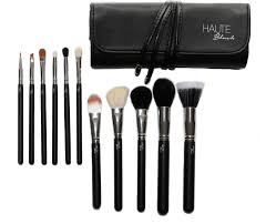 Makeup Brushes 11 Piece Black Makeup Brush Set Leather Casing Best Makeup Brush Pro Black Makeup Brush Set Makeup Brush Set Professional Makeup Brushes