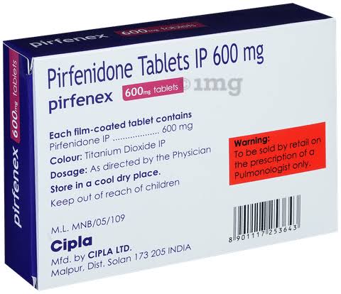 Buy Pirfenex 600mg Tablet Online: View Uses, Side Effects, Price, Substitutes | 1mg