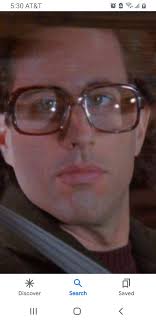 I watched The Scofflaw episode today and I never noticed something that  really made me laugh hard. When Jake Jarmel tries to forcibly take the  glasses off of Mr Lippman at the