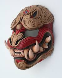 Lion Of The Wind Mask By Mostlymade On Deviantart Japanese Mask Oni Mask Art