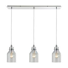 light kitchen island linear pendant