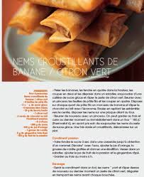 Nems Croustillants Banane Citron Vert Citron Vert Nems Croustillant