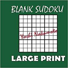 blank sudoku one hundred blank 9x9 sudoku grids large print