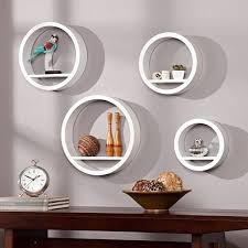 Circle Shelf For Small Decor Items Circle Shelf Shelves Shelf Decor