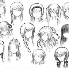 Next, you can add line of hair roots. Hairstyles Sketch At Paintingvalley Com Explore Collection Of Hairstyles Sketch