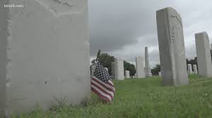 The houston national cemetery will host a vietnam war 50th anniversary commemoration ceremony to thank and honor veterans of the vietnam war. San Antonio Military Wife Spends Start Of Memorial Day Weekend Planting Flags At Fort Sam Houston National Cemetery Kens5 Com