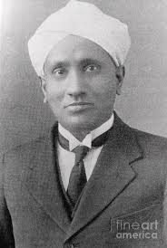 Portriat Of The Indian Physicist C.v. Raman by Science Photo Library