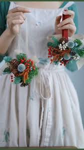 Artificial Flowers Christmas Decoration Video In 2020 Christmas Crafts Christmas Decor Diy Christmas