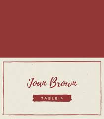 Select a font and a graphics template from our selection, enter your names and generate a pdf with crop marks ( example) and you are ready to go. Free Online Place Cards Maker Design A Custom Place Card In Canva