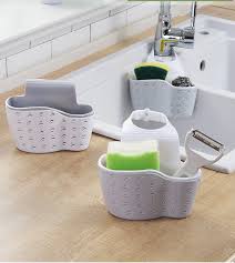 Sink Sponge Holder Gadgets For Kitchen Sponge Holder Caddy Dish Drainer Faucet Storage Adjustable Strap Soap Kitchen Sponge Holder Sponge Holder Kitchen Sponge