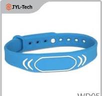 One Color Base Silicone Adjustable Strap NFC Wristband RFID Silicone  Bracelet