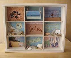 Beach Shadowbox Beach Shadow Boxes Diy Shadow Box Book Art Diy